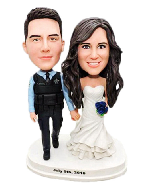 Create your own wedding bobbleheads