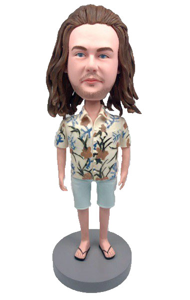 Personalized Bobbleheads Hawaii Male