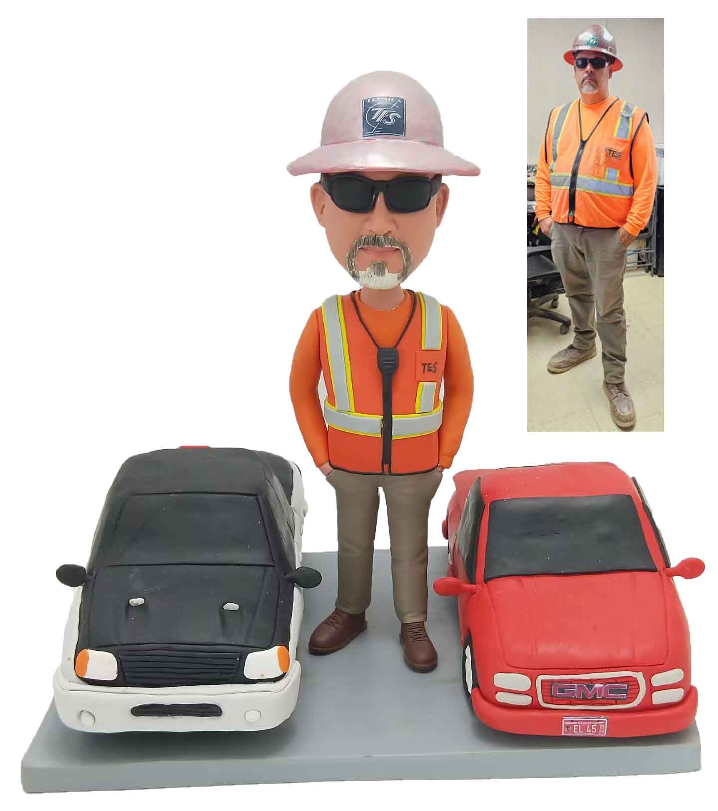 Custom Bobbleheads Personalized Bobblehead For Construction Boss(No Cars)