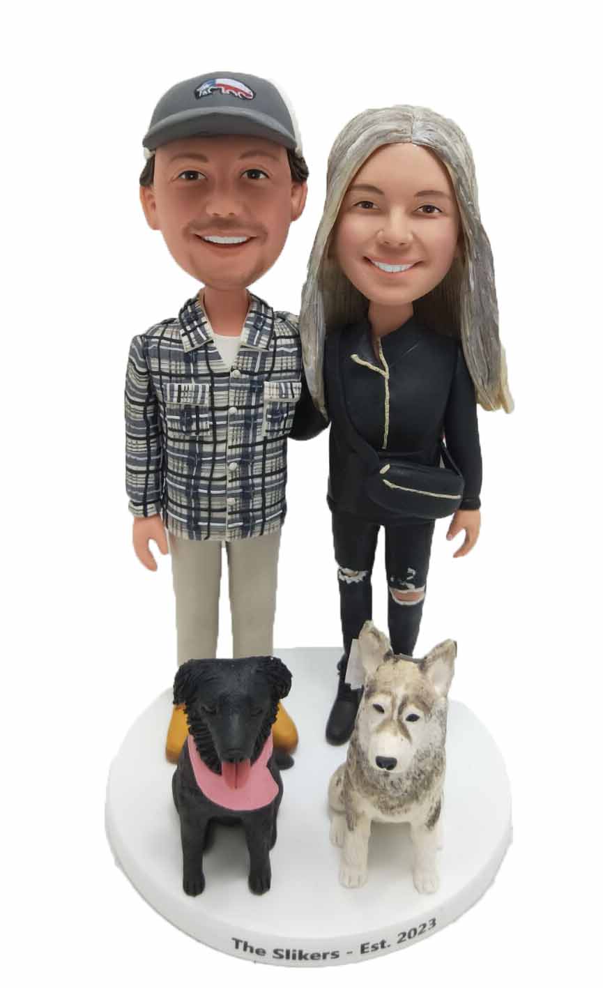 Custom Bobbleheads Personalized Bobbleheads For Anniversary(Without Pets)