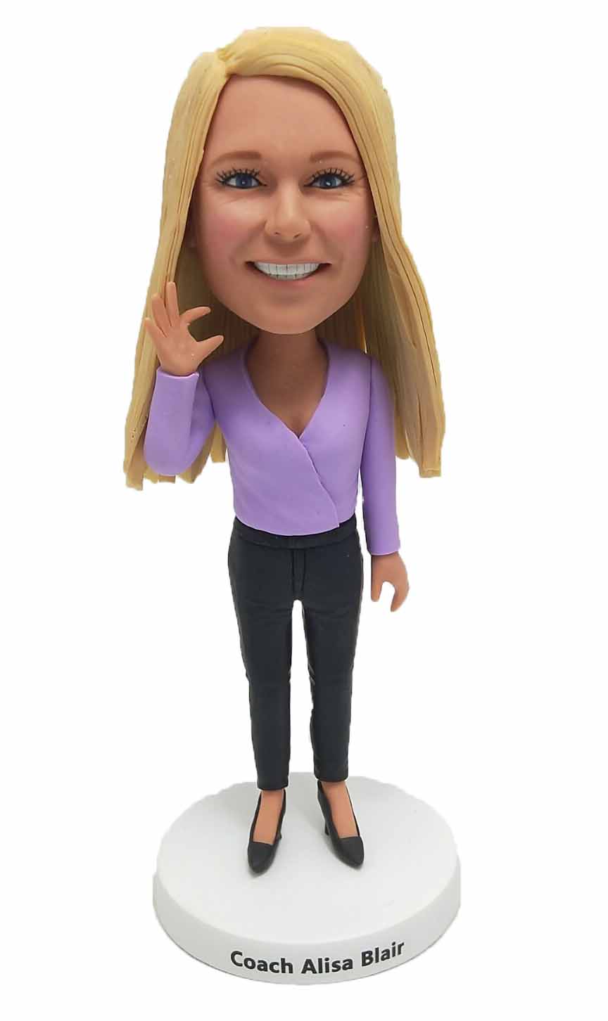 Custom Bobble Head Personalized Bobbleheads Fashion Lady Bobblehead