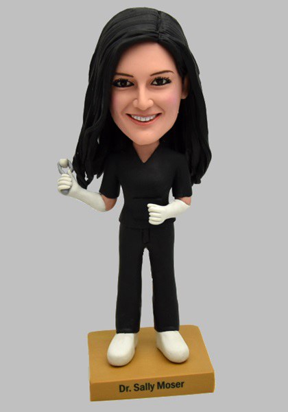 Custom Custom Bobblehead Female Dentist Custom Custom Bobblehead Female Dentist
