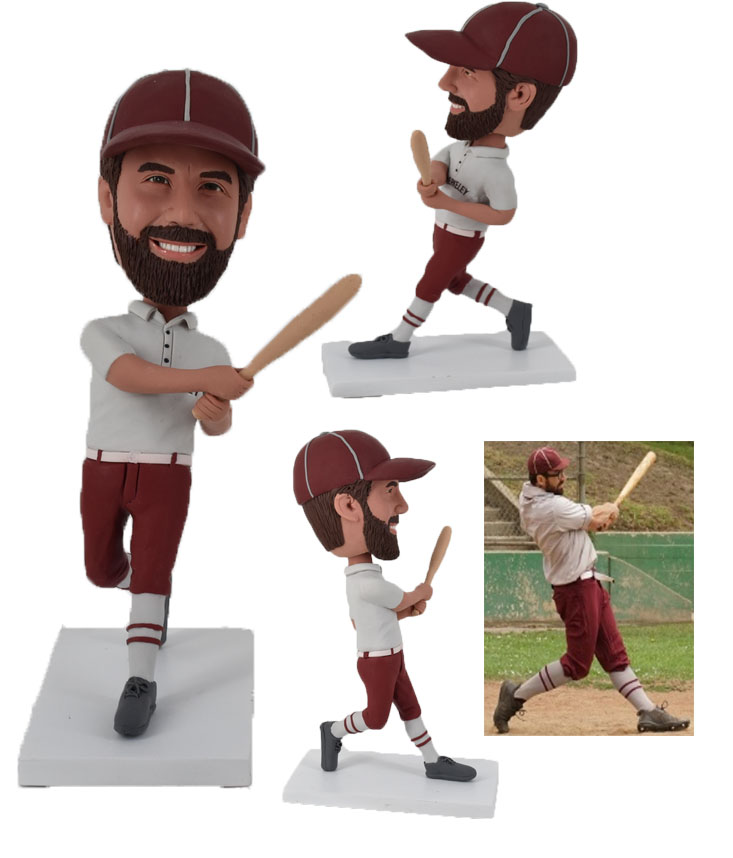 Custom Bobbleheads Figurines Baseball Player Bobbleheads