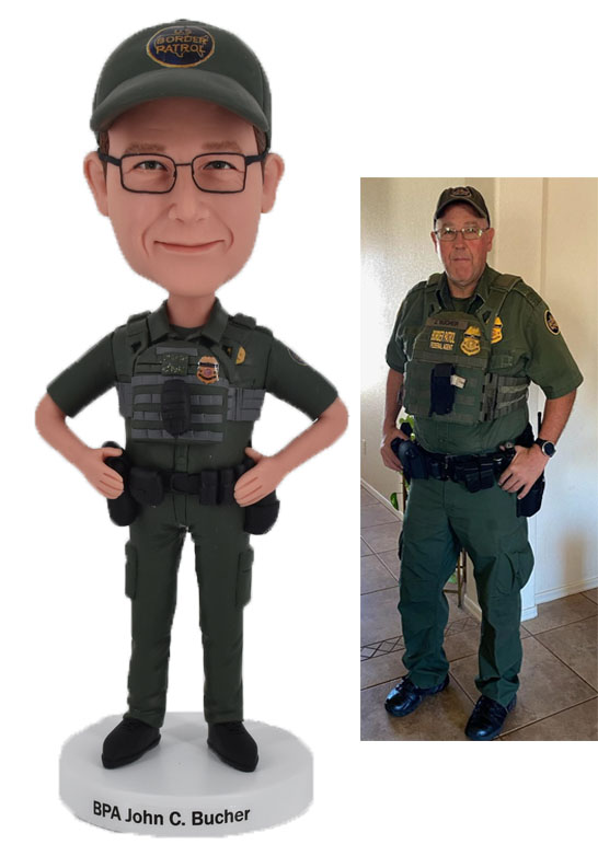 Custom Bobbleheads Personalized Bobble head For Policeman