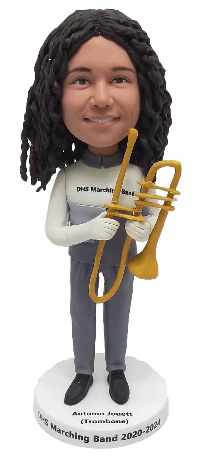 Custom Custom Bobbleheads Personalized Bobble Head Trombone