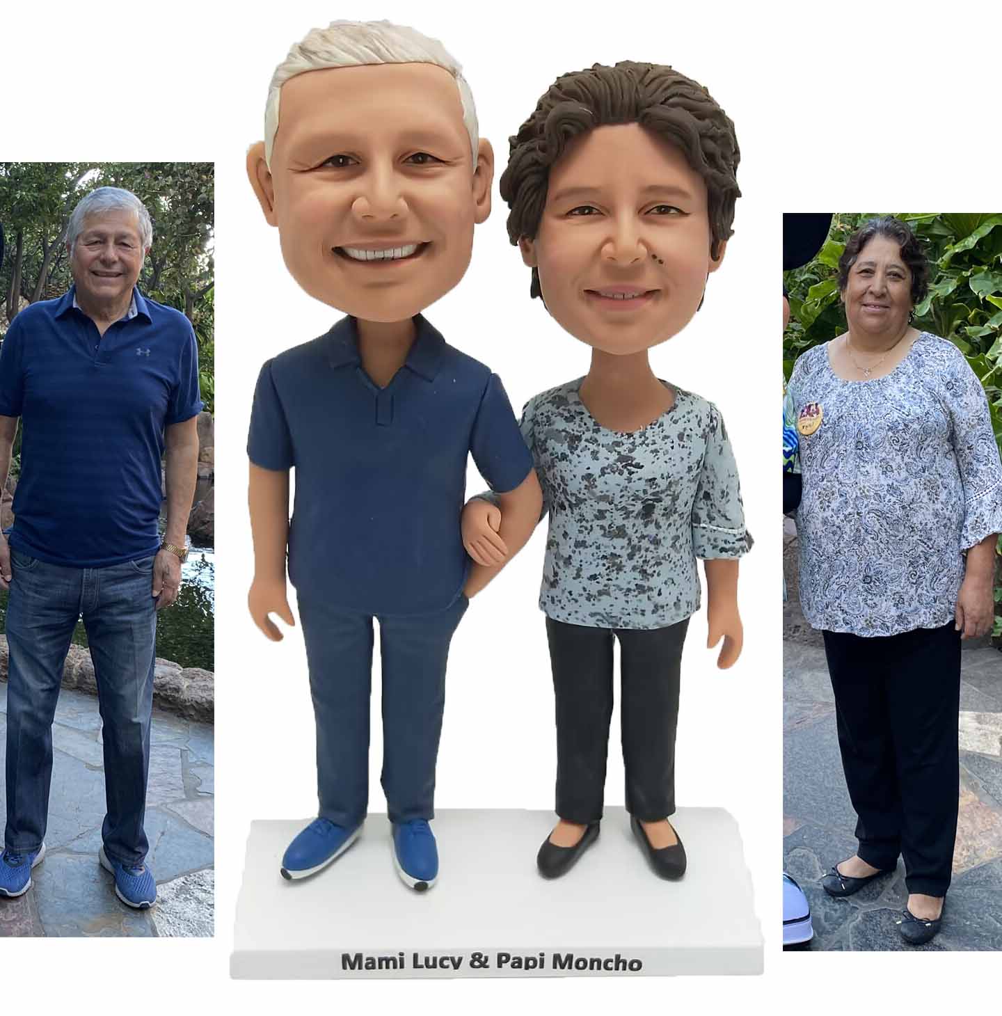 Custom Bobbleheads Personalized Couple Bobblehead For Parents