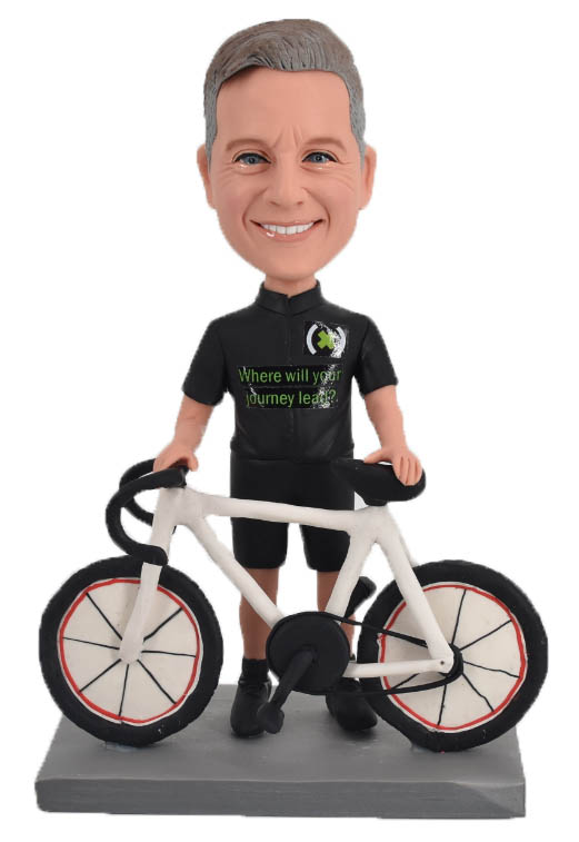 Custom Bobbleheads Cycle Biker