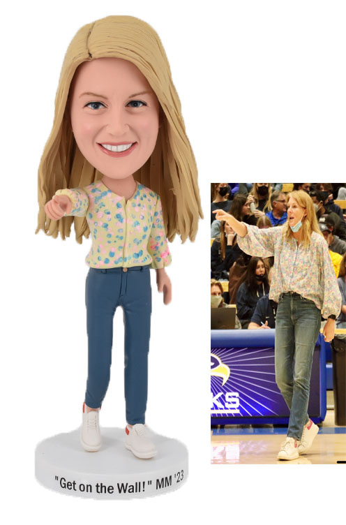Personalized Bobbleheads For Female Coach