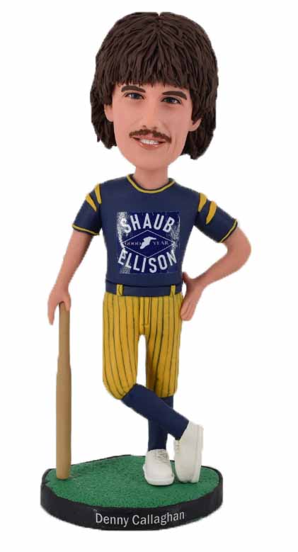 Custom Bobbleheads Baseball Player Figurines With Team Logo