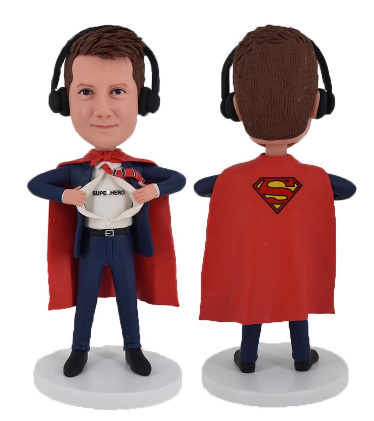 Custom Bobbleheads Superman BobbleHead