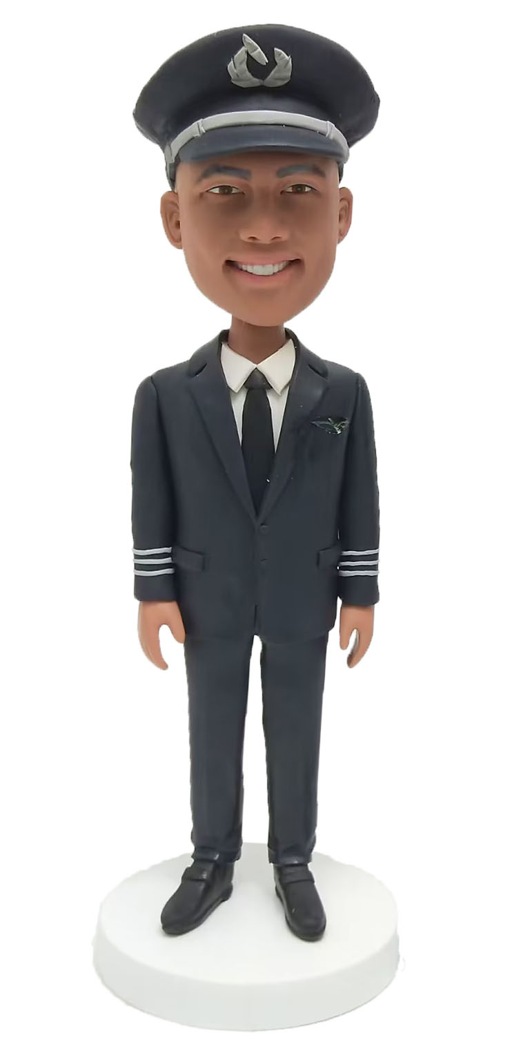 Personalized Bobblehead Pilot