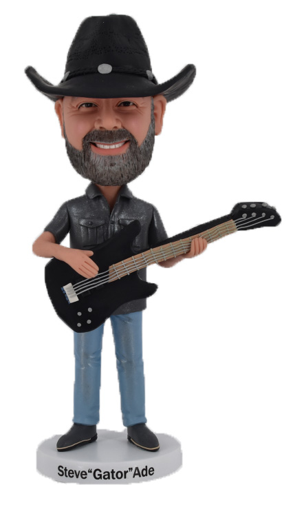 Custom Custom Bobblehead Guitar Player For Boss/Father/Retirement