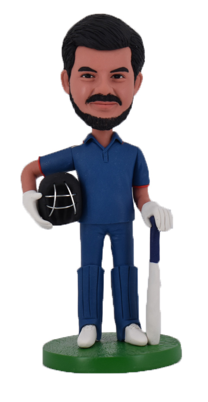 Custom Custom Bobblehead Personalized Bobble heads Cricket Player