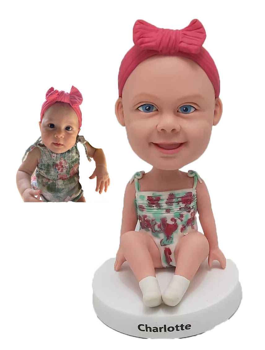 Create Bobbleheads Personalized Bobblehead Baby Girl