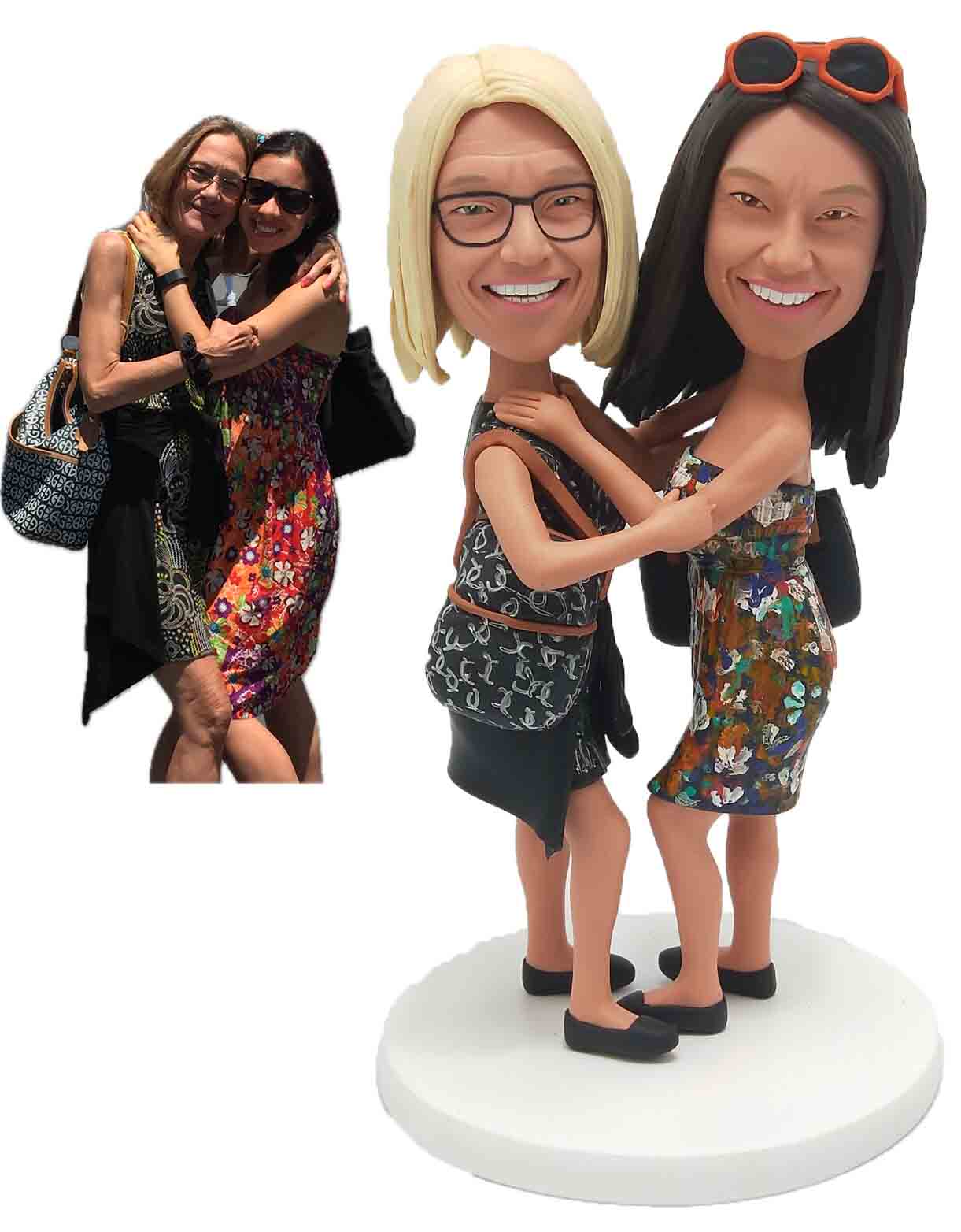 Custom Bobbleheads Mother and Daughter