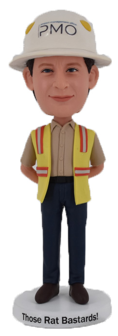 Custom Bobbleheads Personalized Bobble head For Construction Worker