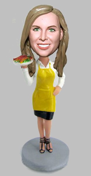 Create Diner Waitress Bobblehead