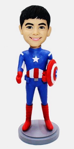 Custom Custom Captain America bobbleheads