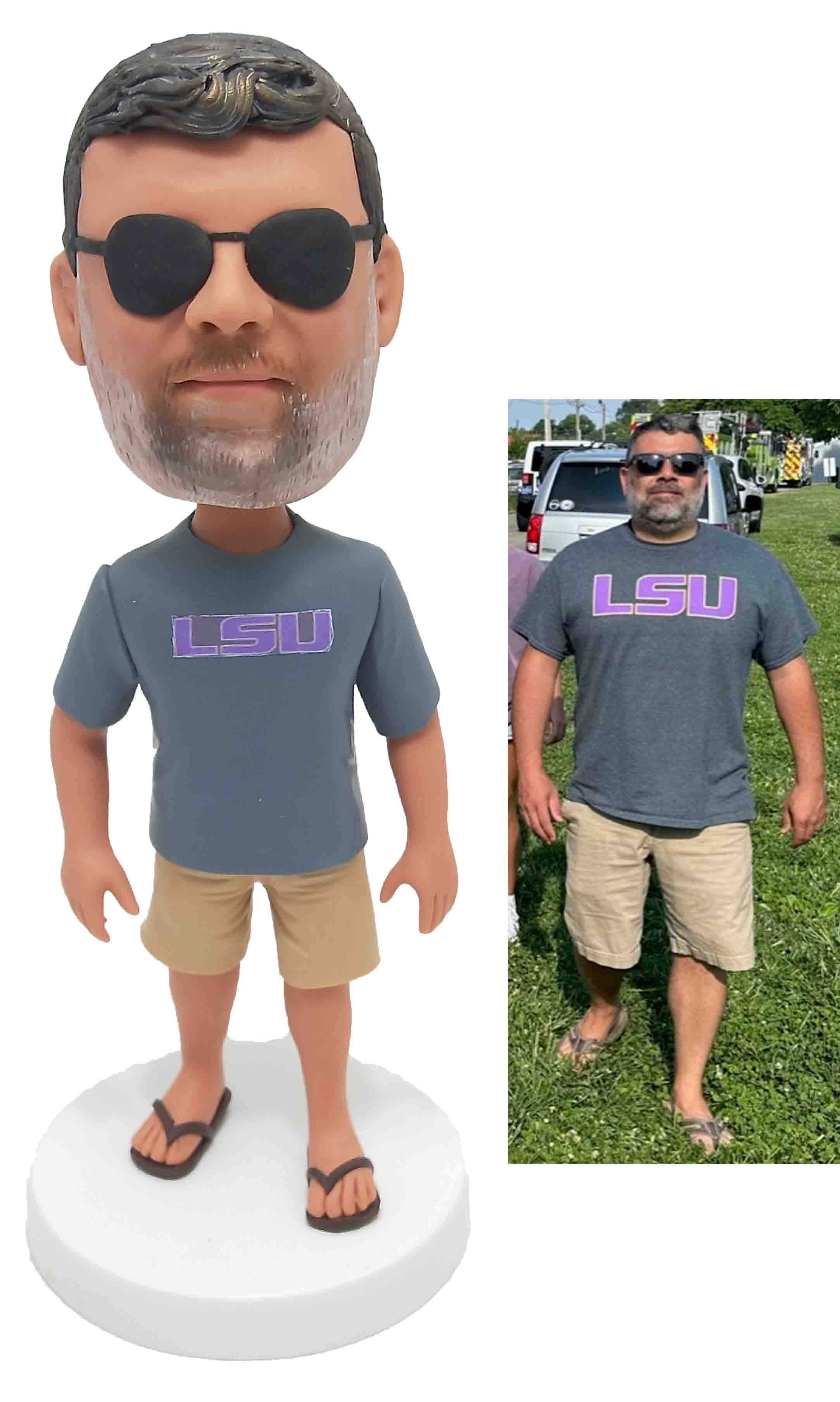 Custom Bobblehead Personalized Bobbleheads Causal Man