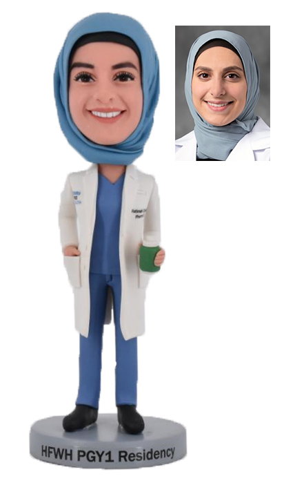 Custom Personalized Bobblehead Pharmacist