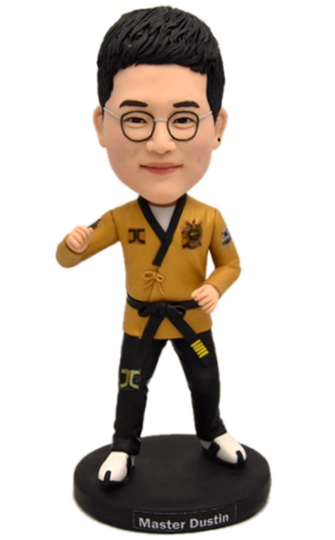 Personalized Bobbleheads Teakwondo Master