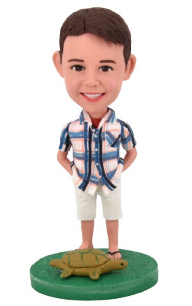 Custom Personalized Bobbleheads Hawaii Boy