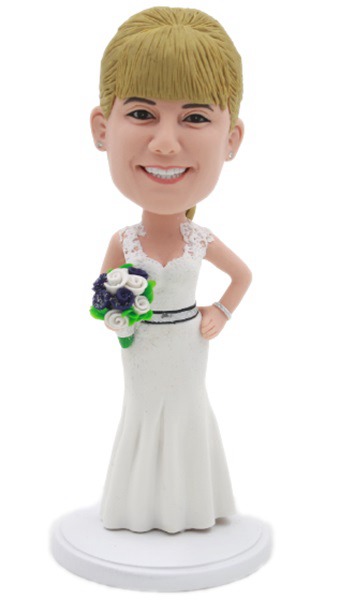 Custom Personalized Bride Bobblehead