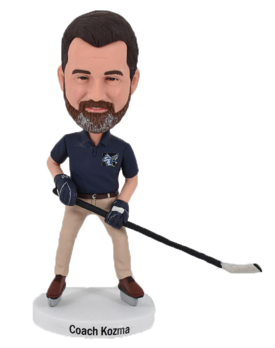Personalized Bobbleheads Hockey Player For Boss/Retirement