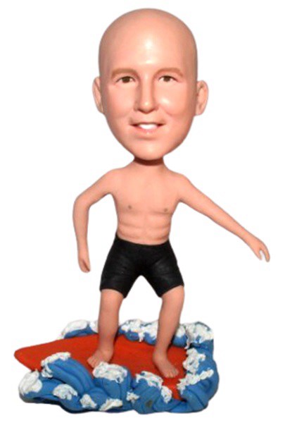 Personalized Bobbleheads Surfing