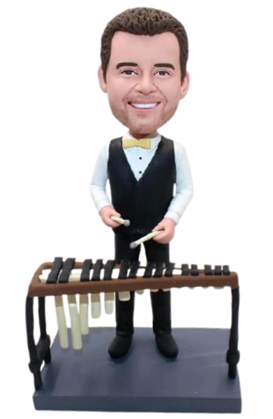 Custom Bobblehead Playing Xylophone