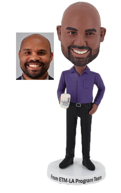 Custom Custom Bobbleheads Of Business Holding A Cup