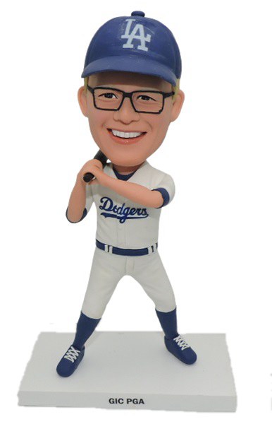 Custom Custom Bobbleheads LA Dodgers Baseball Player