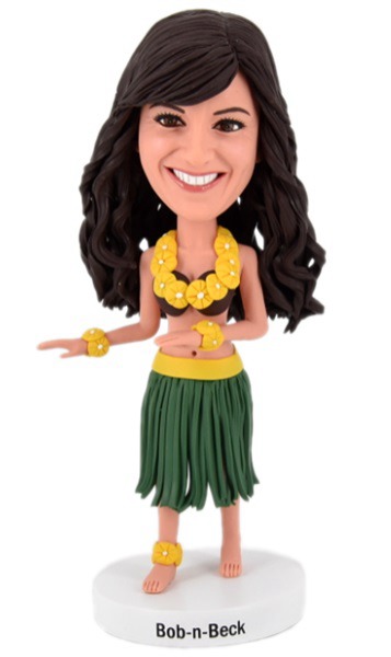 Custom Bobblehead Create Your Own Bobbleheads Hawaii Hula Girl
