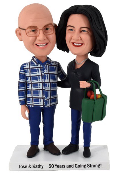 Custom Anniversary Bobbleheads Gift