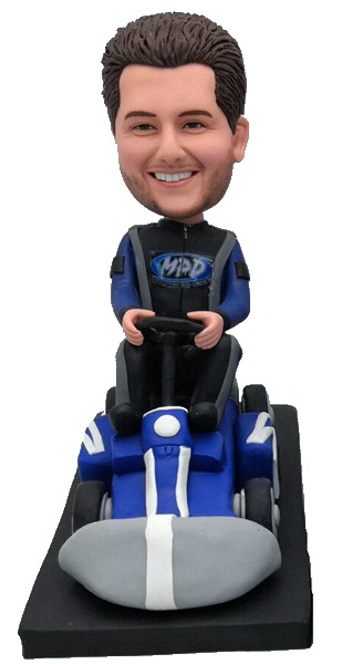 Custom Bobbleheads Driving Karting