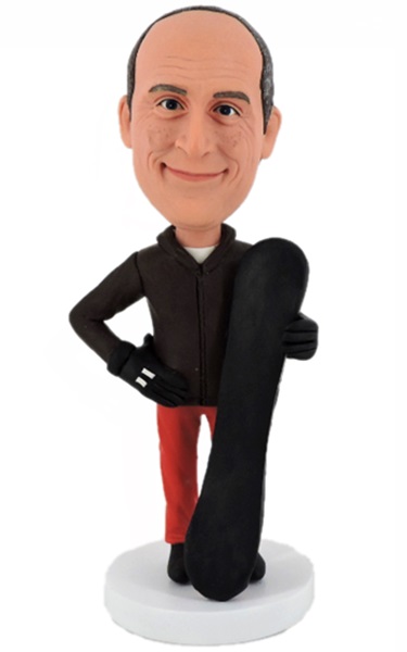 Personalized Bobbleheads With Snowboarder Custom Figurines
