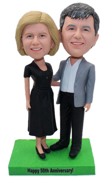 Custom Elegant Couple Bobblehead