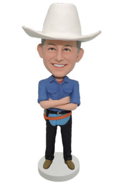 Custom Bobblehead Cowboy