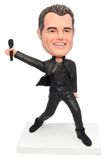 Custom Bobblehead Singer