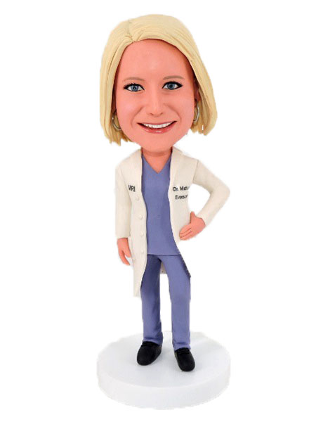 Custom Bobbleheads For Female Doctor