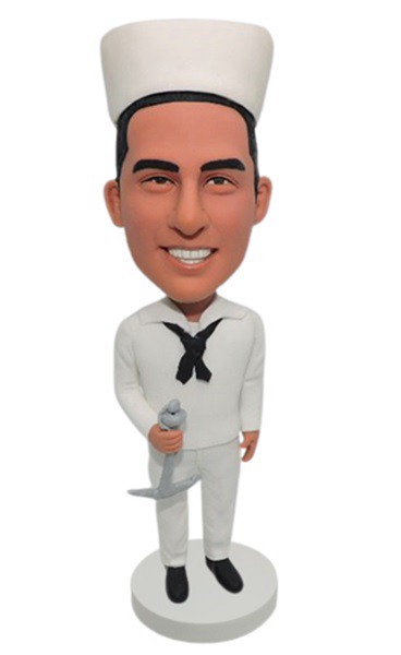 Custom Bobbleheads For Navy Sailor