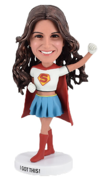 Personalized Bobblehead Super Mon super Lady Super Woman Gifts for Mum