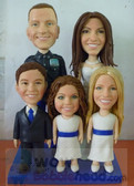 Bobblehead cake toppers