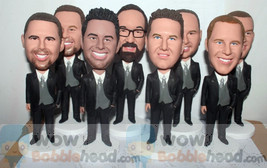 Bobblehead cake toppers