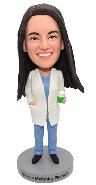 Personalized Bobblehead Pharmacist