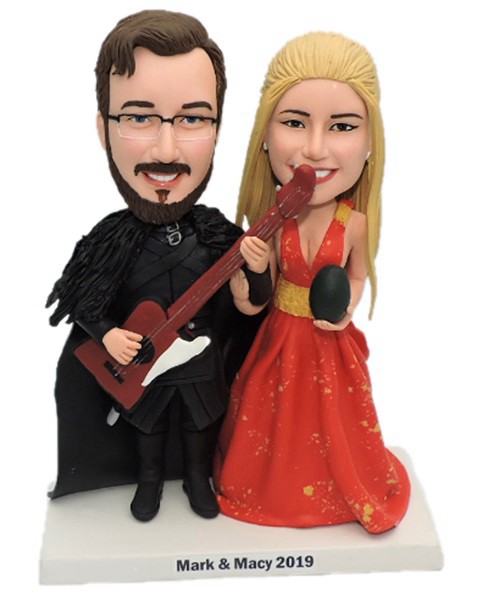 Custom Couple Bobbleheads-Game of Thrones