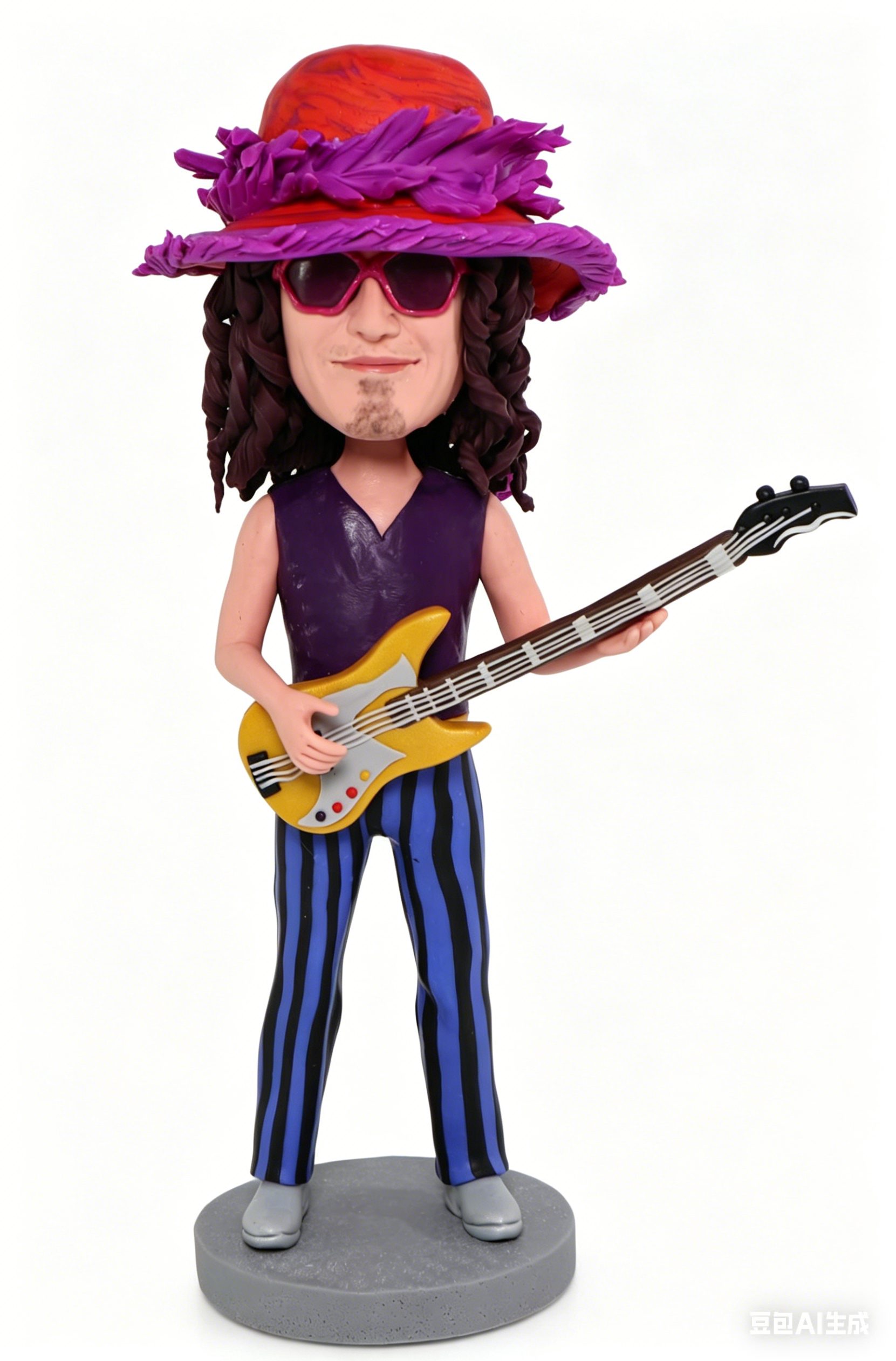Custom Custom Rock Guitarist Bobblehead Musician Figurine
