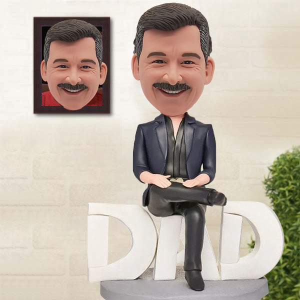 Custom Bobble head custom for Father's Day