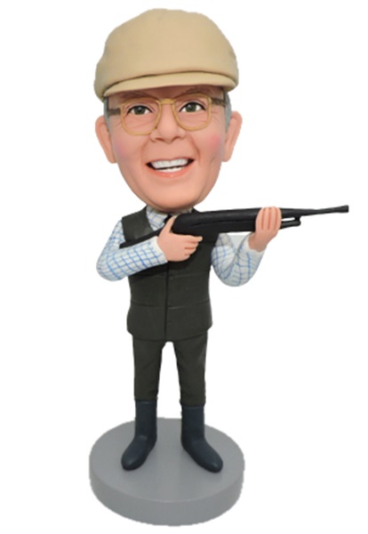 Custom Bobbleheads Hunter Figurines Cool Gifts For Boss For Dad