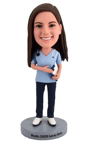 Personalized Bobbleheads Of Nurse Therapist